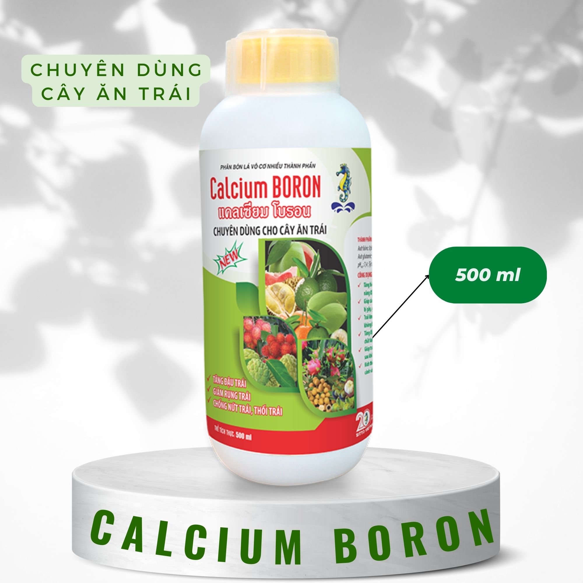 Calcium Boron Cây ăn trái (Chai 500ml) - Tăng đậu trái, giảm rụng trái