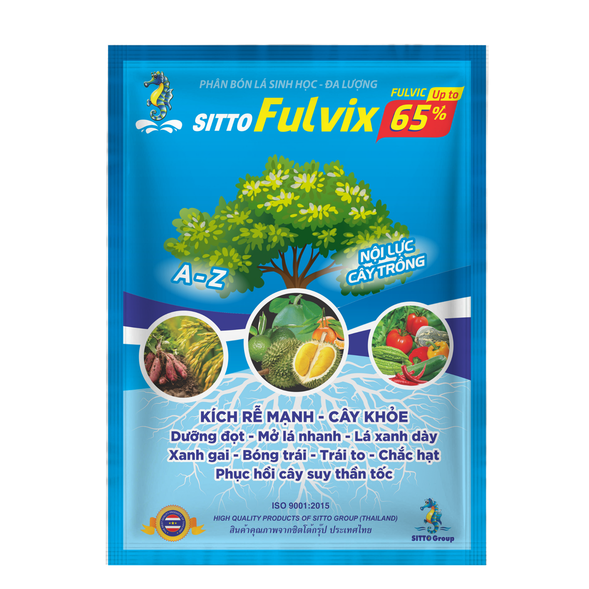 SITTO FULVIX 100g - Cải tạo đất, kích thích rễ khỏe mạnh