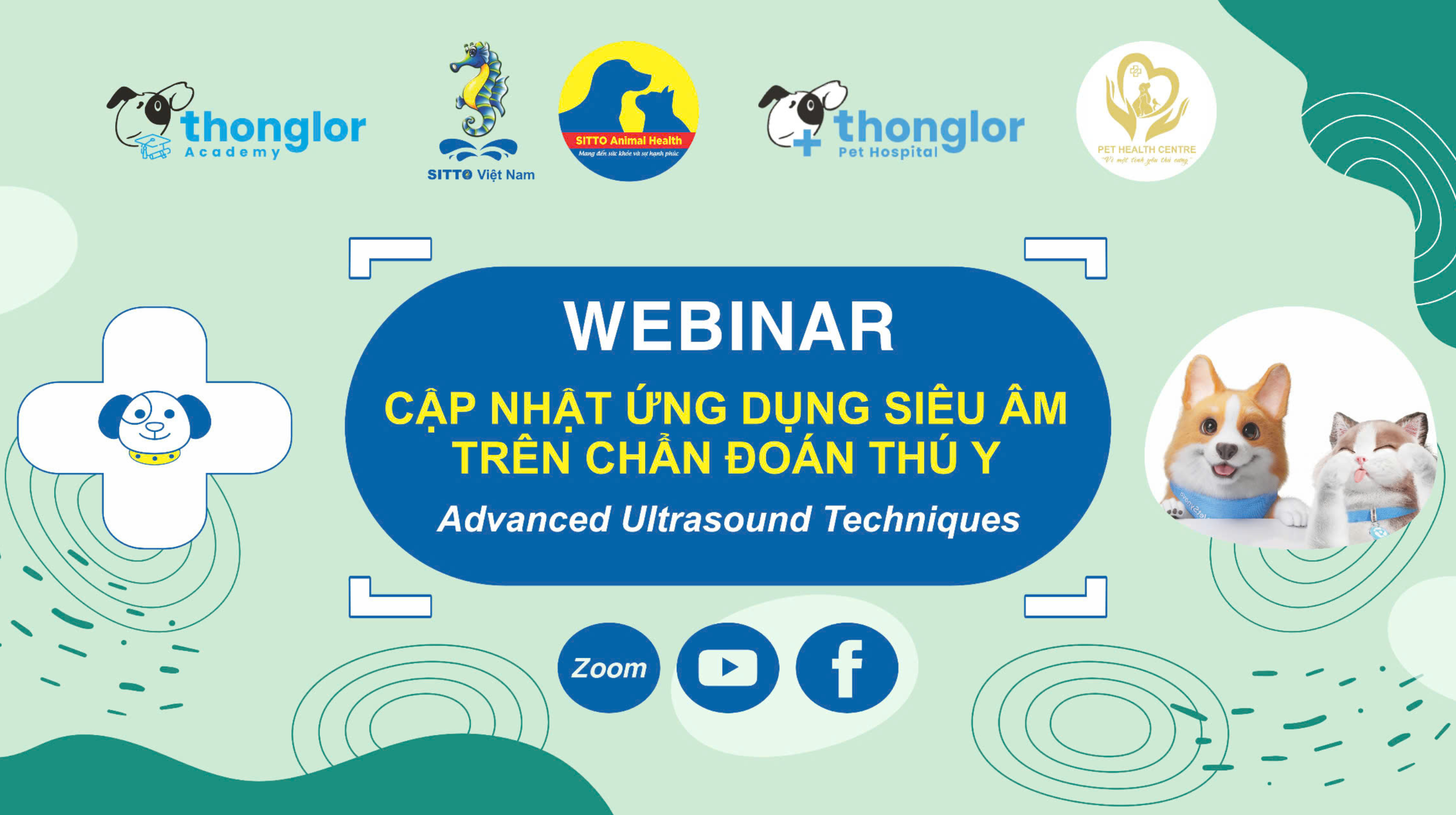 Webinar - Cập nhật ứng dụng siêu âm trên chẩn đoán thú y (Advanced Ultrasound Techniques)