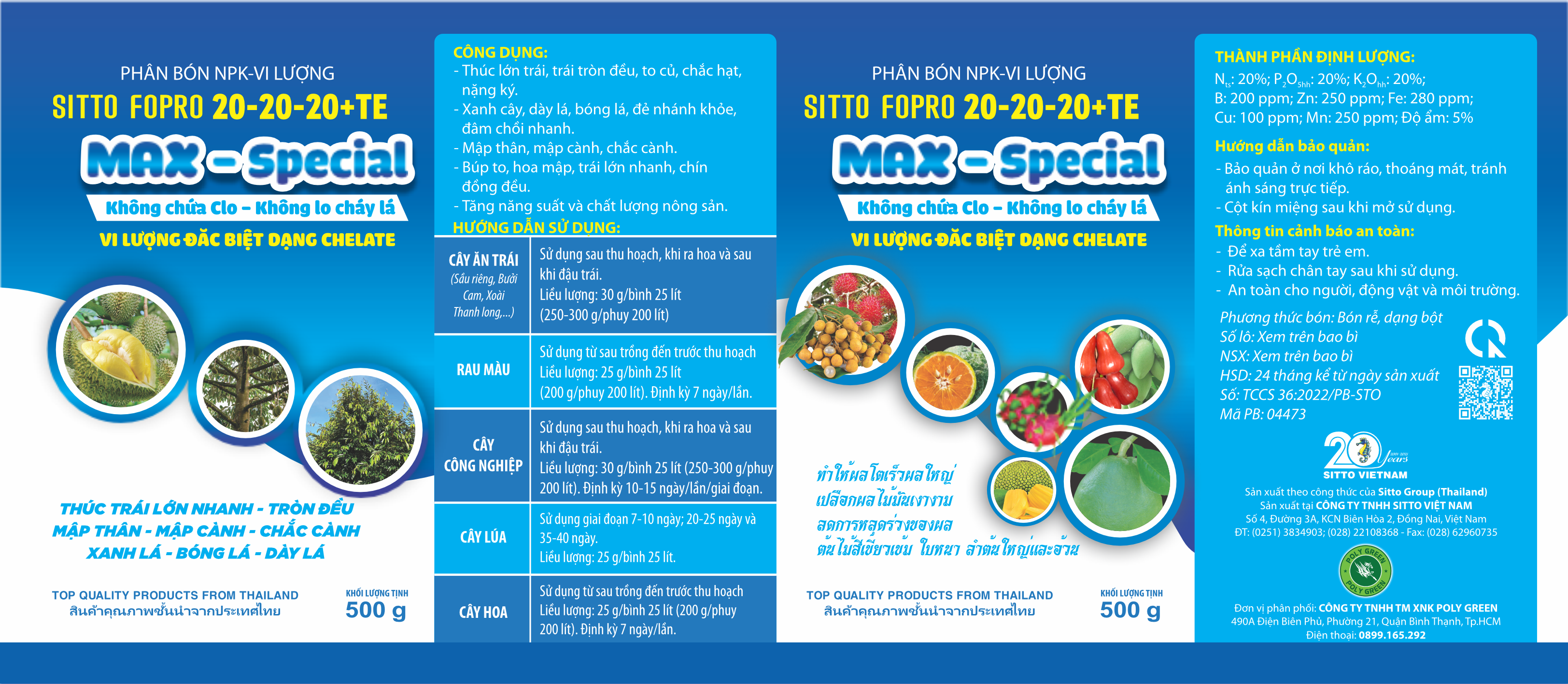 Sitto Fopro 20-20-20+TE - MAX SPECIAL