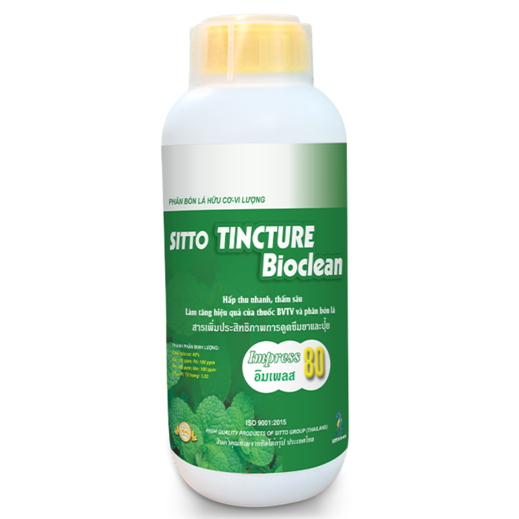 SITTO TINCTURE BIOCLEAN - IMPRESS 80 (chai 500ml)