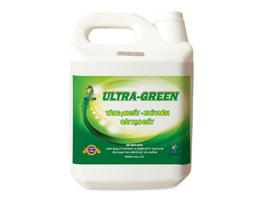 Sitto Ultra-green - Tăng và ổn định pH, bổ sung khoáng canxi dành cho ao nuôi tôm