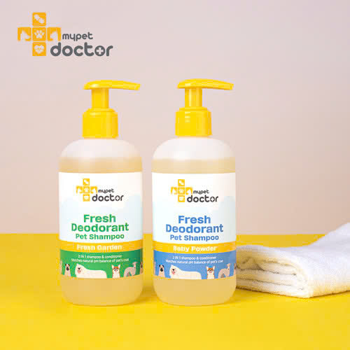 Dầu tắm khử mùi MYPET DOCTOR FRESH DEODORANT PET SHAMPOO – BABY POWDER 2