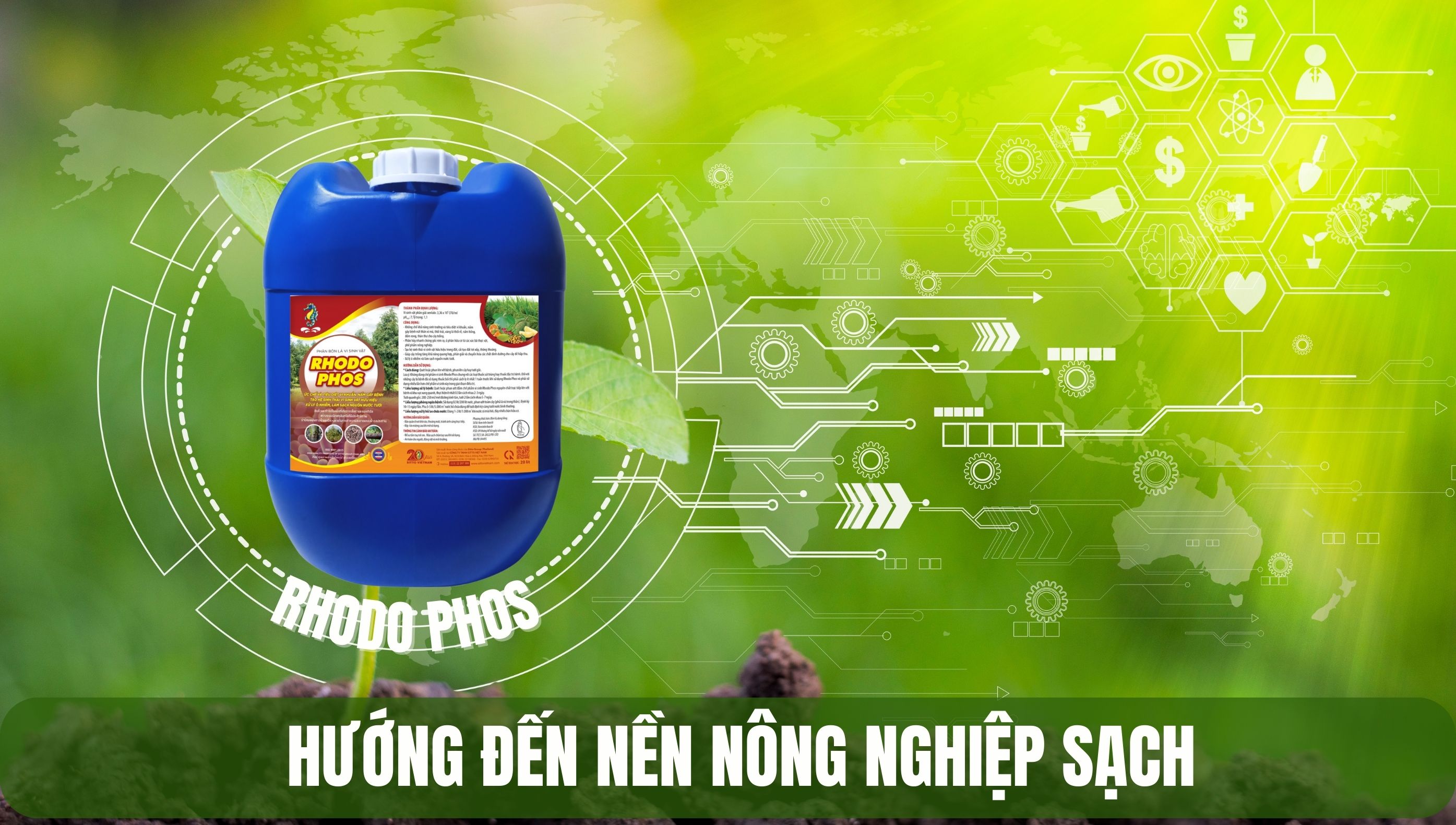 RHODO PHOS  - Hướng đến nền nông nghiệp sạch