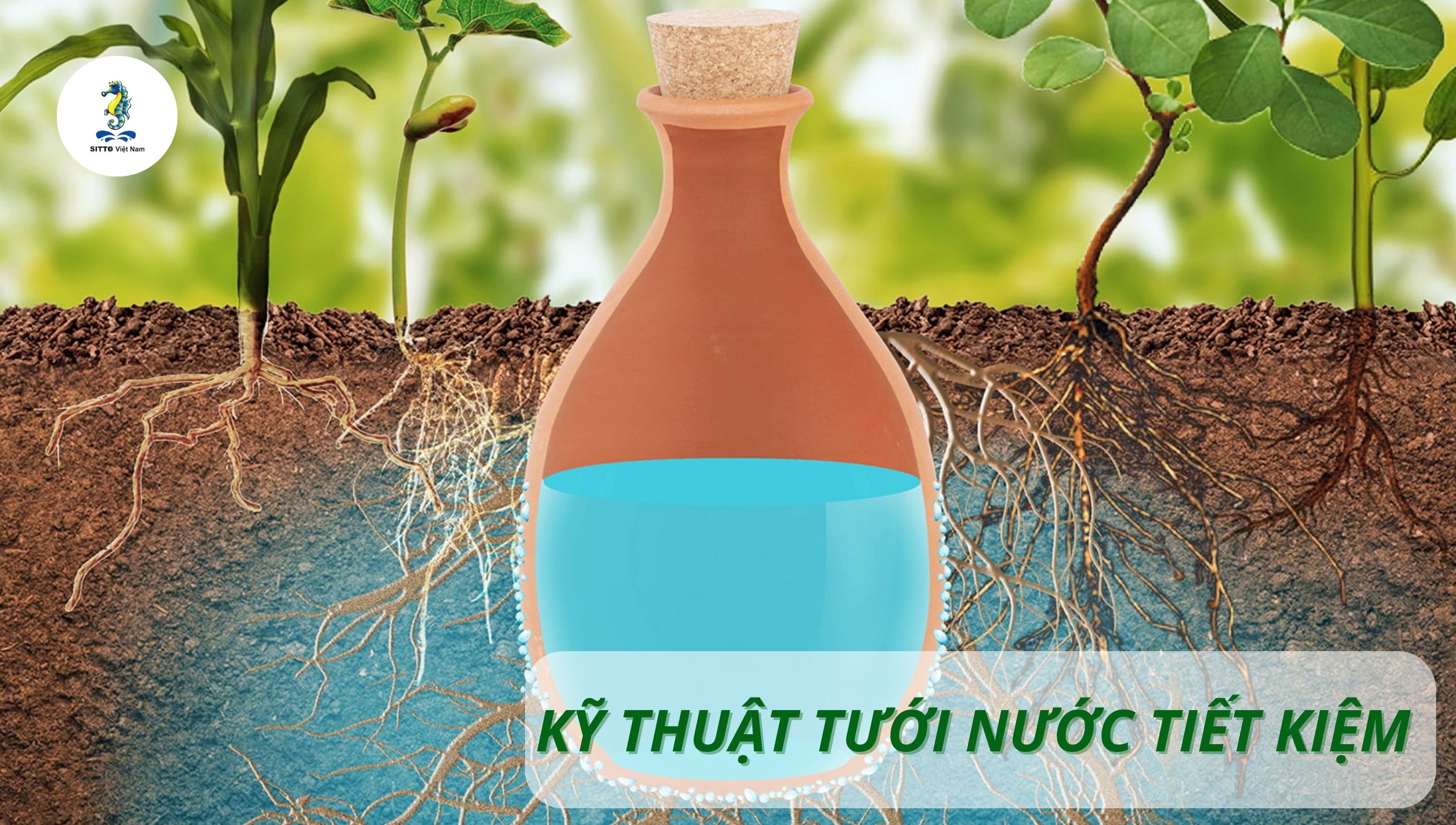 Kỹ thuật tưới nước tiết kiệm phù hợp cho tất cả cây trồng vùng khô hạn