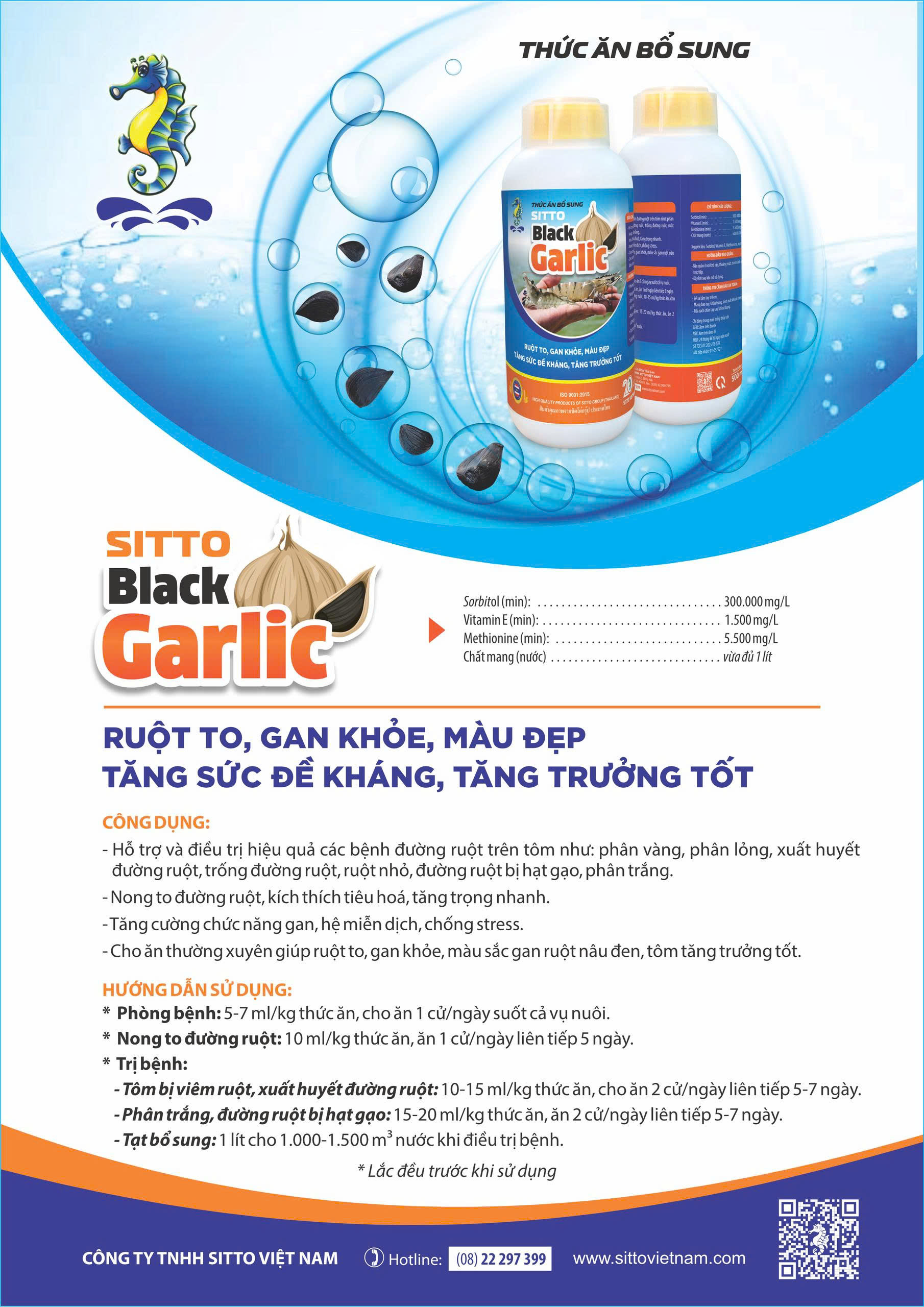 Cơ chế tác động và lợi ích cho người nuôi tôm của Sitto Black Garlic