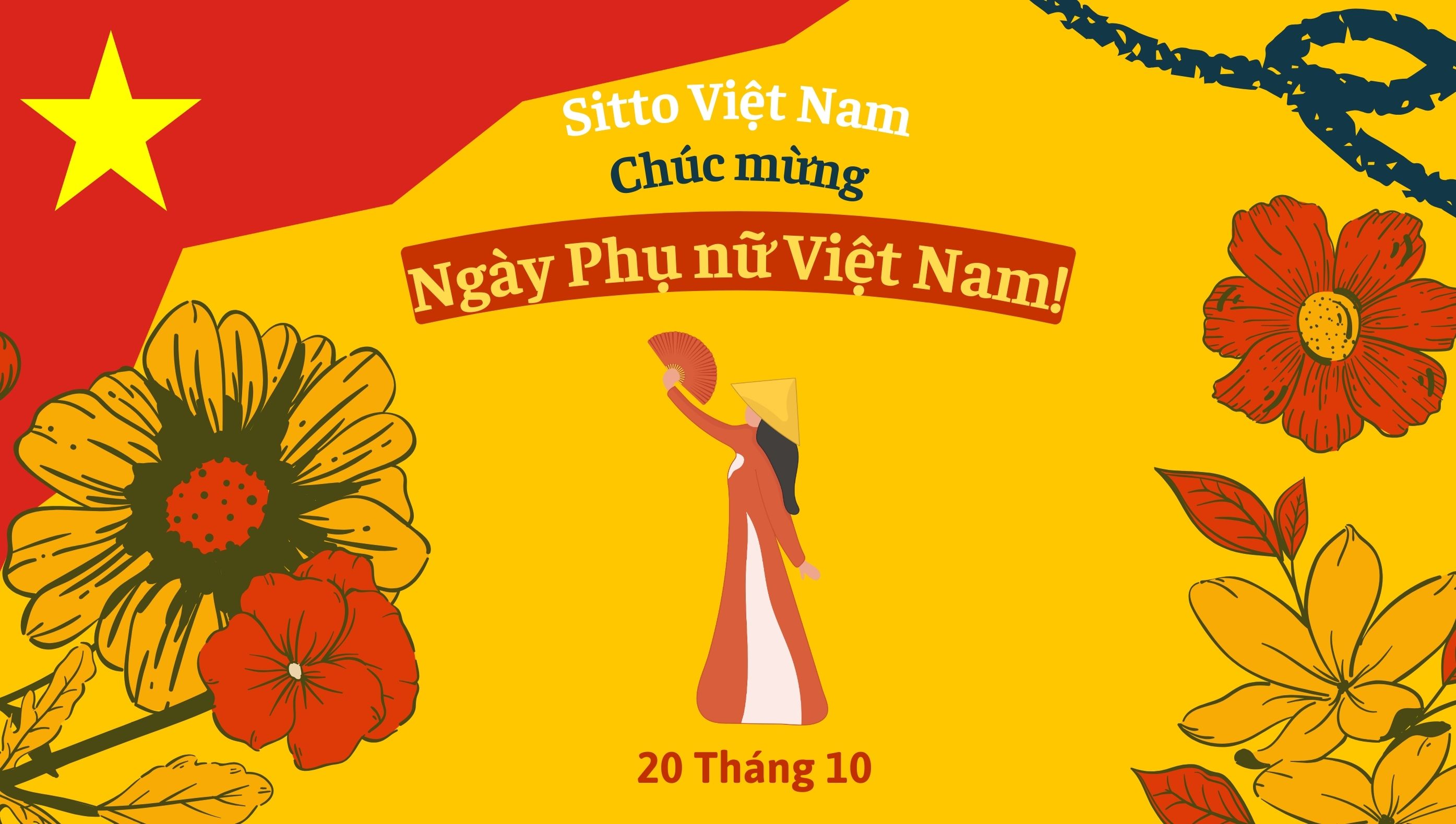 SITTO Việt Nam chúc mừng ngày Phụ nữ Việt Nam 20/10 (2024)