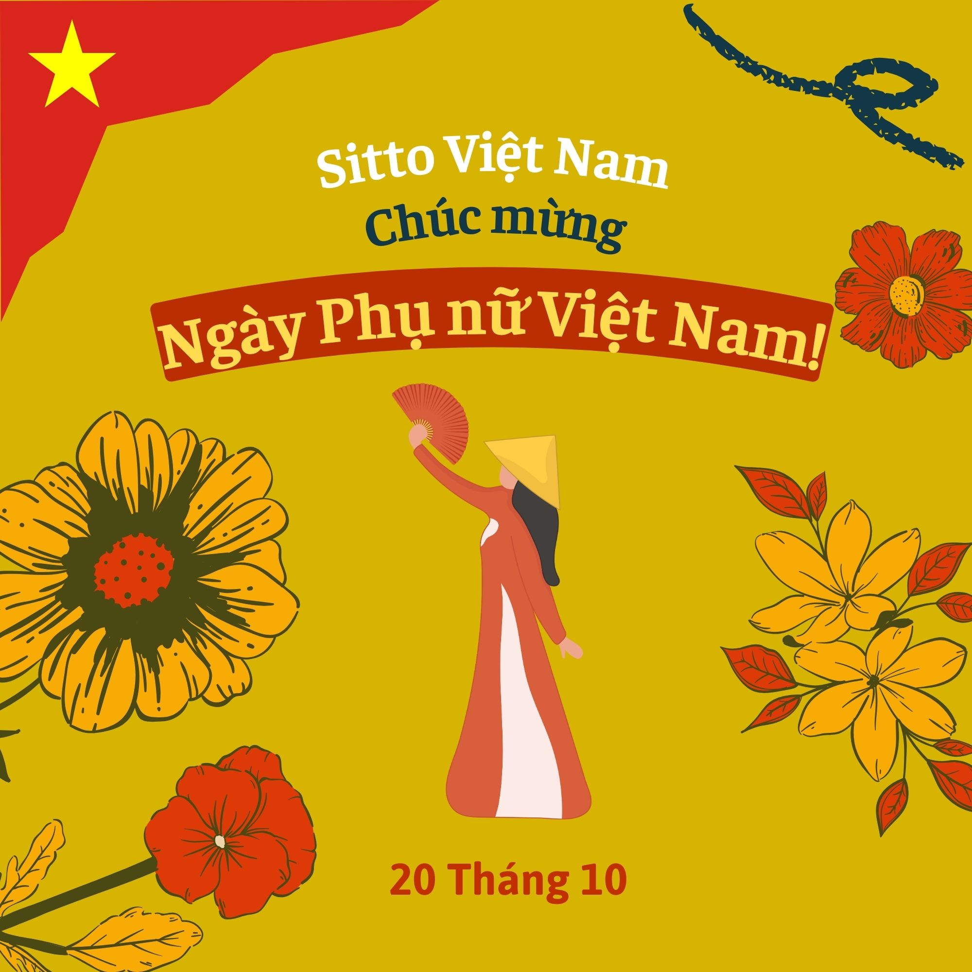 SITTO Việt Nam chúc mừng ngày Phụ nữ Việt Nam 20/10