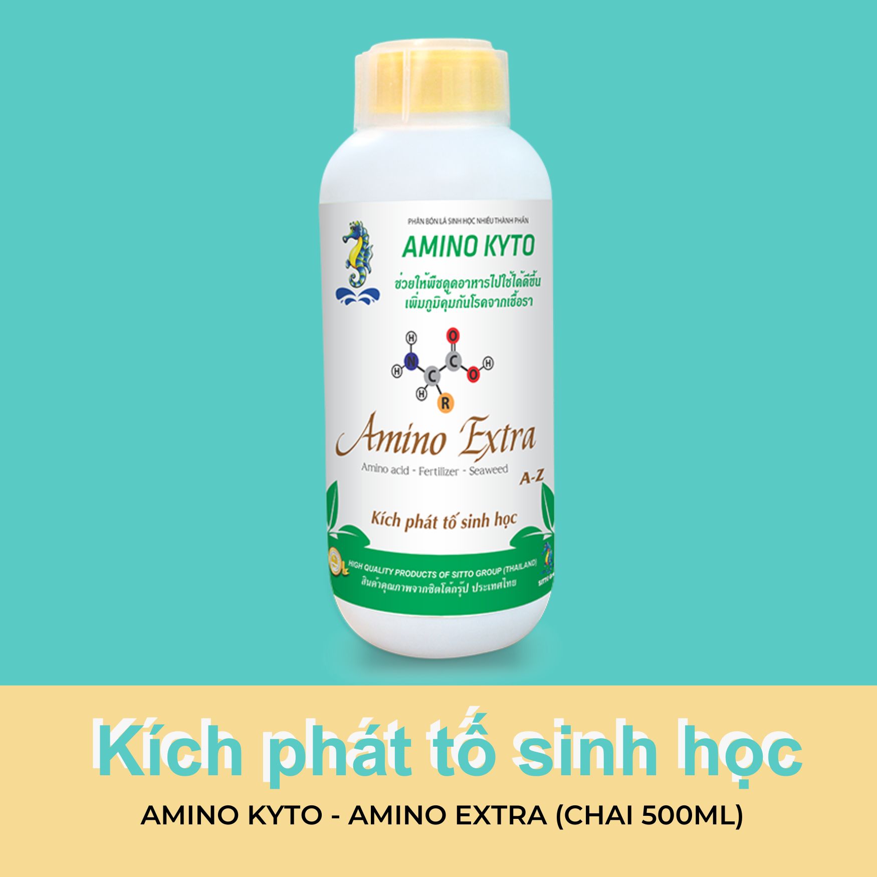 Kích phát tố sinh học - Amino Kyto - Amino Extra (Chai 500ml)